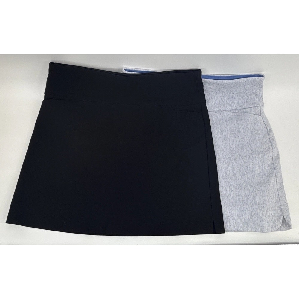 S.C.&CO. Women's Athletic Skort M SET 2 Pull-On Pockets Stretch Golf Tennis